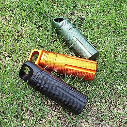 Garrafa, Andoer 3 unidades de frasco de pílulas para uso externo à prova d'água caixa de pílula de