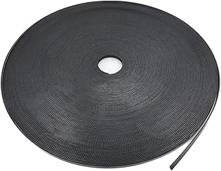 RAHBI GT2-6/10mm オープンタイミングベルト 幅6mm/10mm 2GTベルト ゴム アラミド繊維 長さ3Dプリンター用 leisurely(5 meters,6mm)