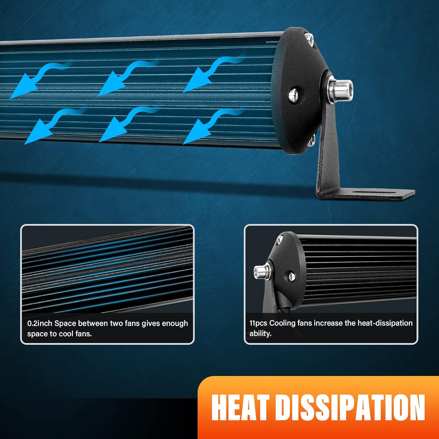 AUXTINGS 24 inch Single Row Slim LED Light Bar 72W LED Pods Lights,7200LM Spot Flood Combo Beam LED Golf Cart Work Light Bar IP67 Fog Light bar for RZR Boat ATV UTV Trucks SUV Tractor