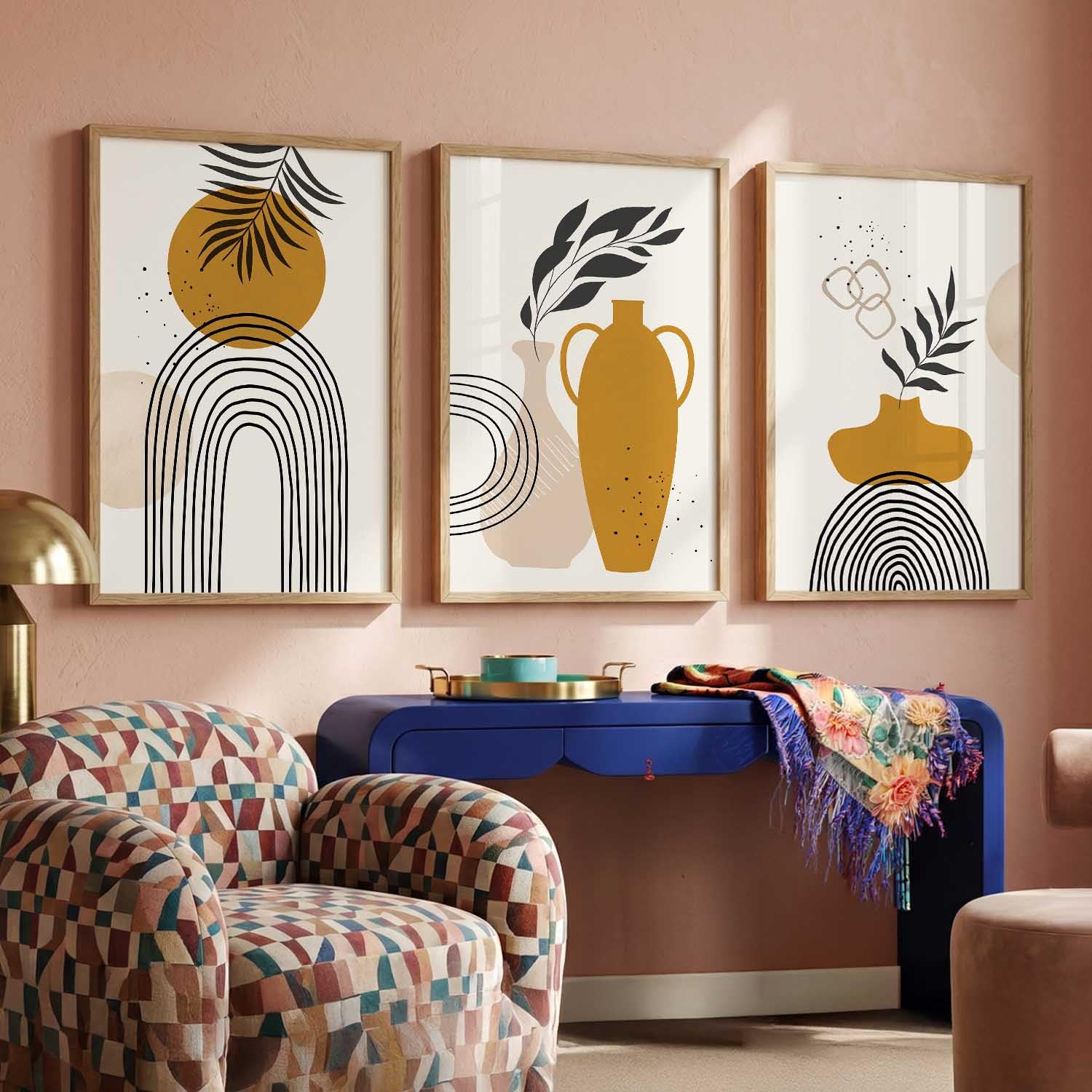 BOHO Wall Art Frames - Minimalist Home Decor -11 BOHO Wall Art Frames - Minimalist Home Decor -11