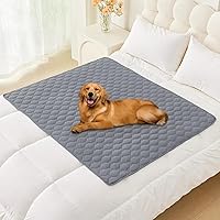 Vista 60 de Smiry Manta impermeable para cama de perro de 30 x 53 pulgadas, suave manta reversible para mascotas, lavable, a prueba de fugas, para sofá