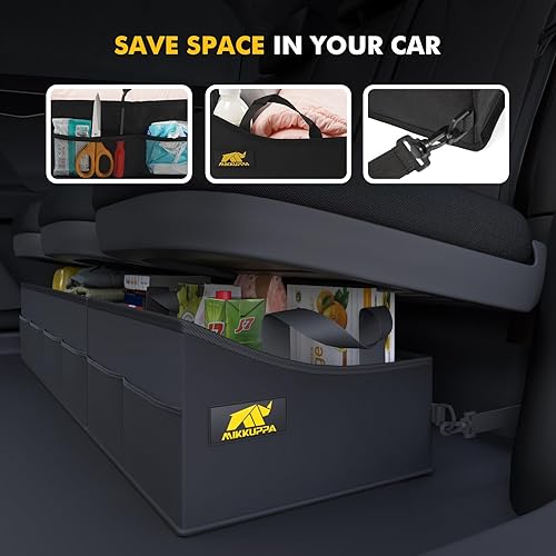Miniatura 6 de MIKKUPPA Almacenamiento debajo del asiento para camioneta, repuesto para Ford F150 F250 F350 2015-2023, 3 compartimentos organizador de caja de