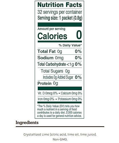 Miniatura 2 de True Lime, Lima cristalizada sin azúcar (paquete de 2 cajas, total 64 paquetes individuales)