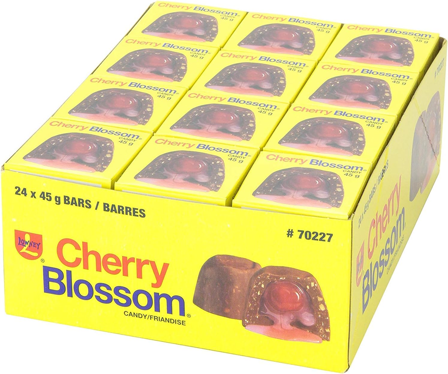 Hershey's Chocolate Candy Cherry Blossoms, 24 x 45 Grams