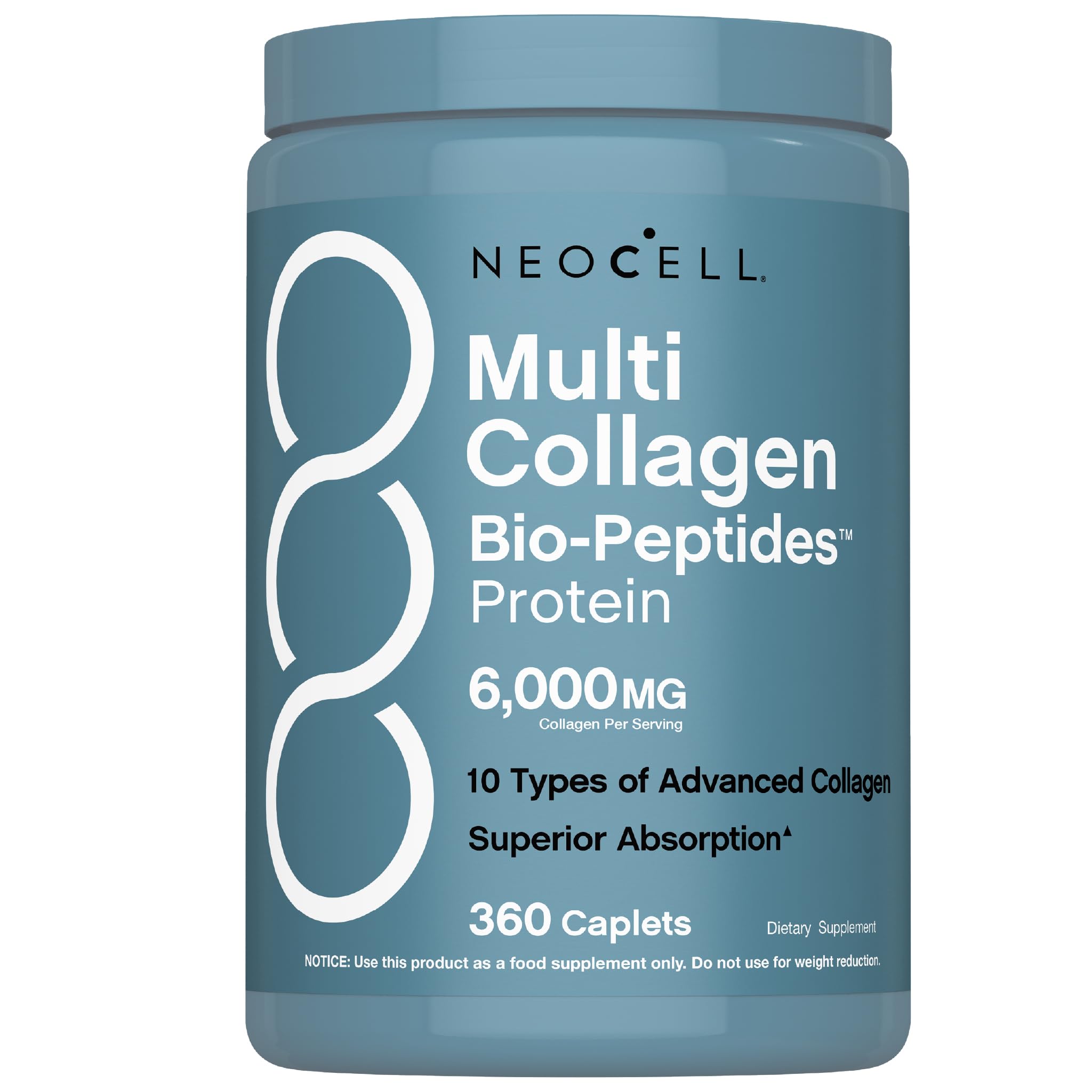 NeoCell Multi Collagen Peptides Pills | 360 Caplets