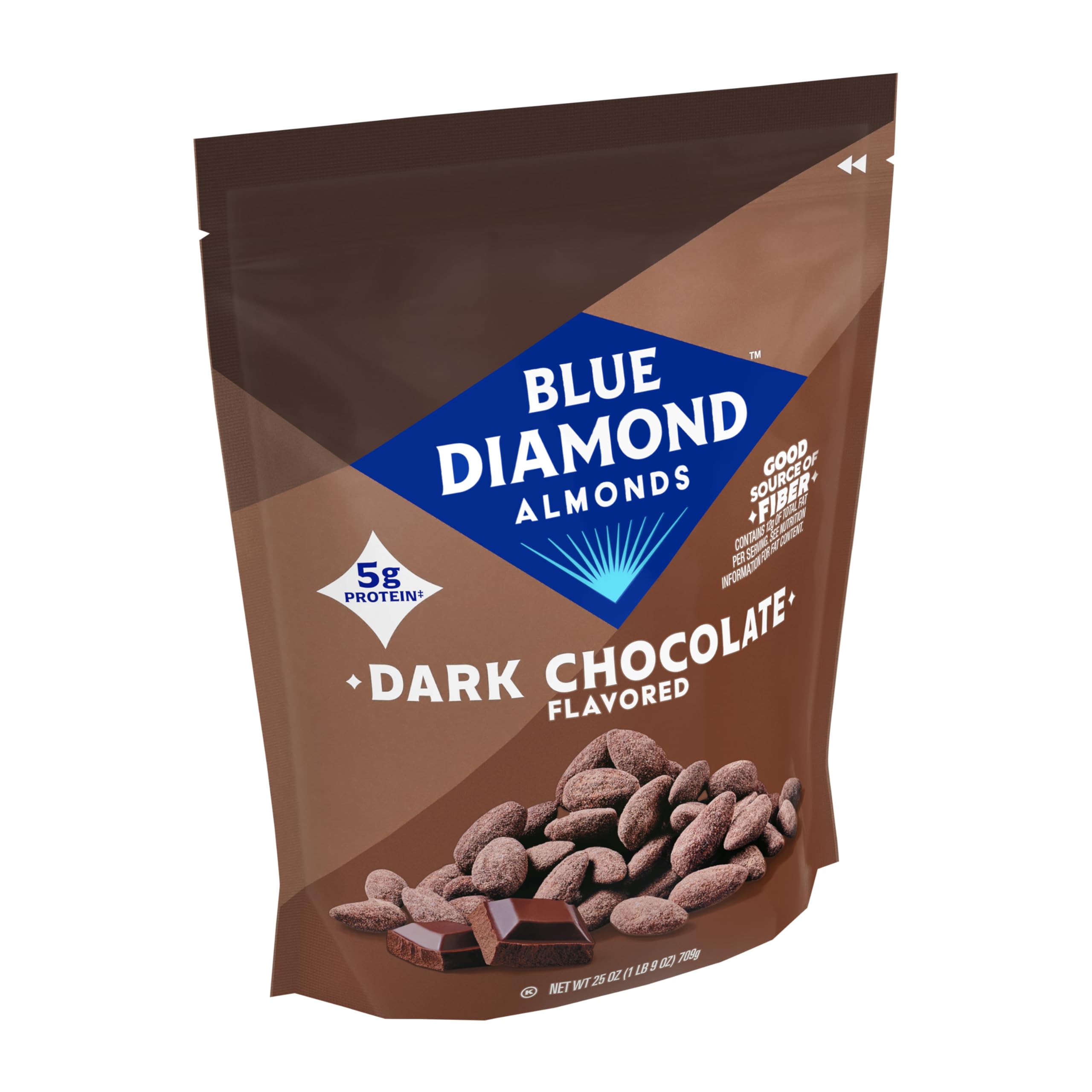 Blue Diamond Dark Chocolate Flavored Oven Roasted Almonds, 25 Oz