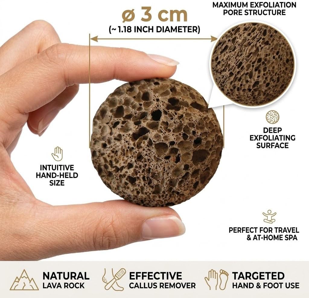 2 Pack Callus Ball for Hand Grip Training, 1.18 Inch Moon Grip Ball for Skin Conditioning, Anti-Sweat Rock Climbing Grip Trainer