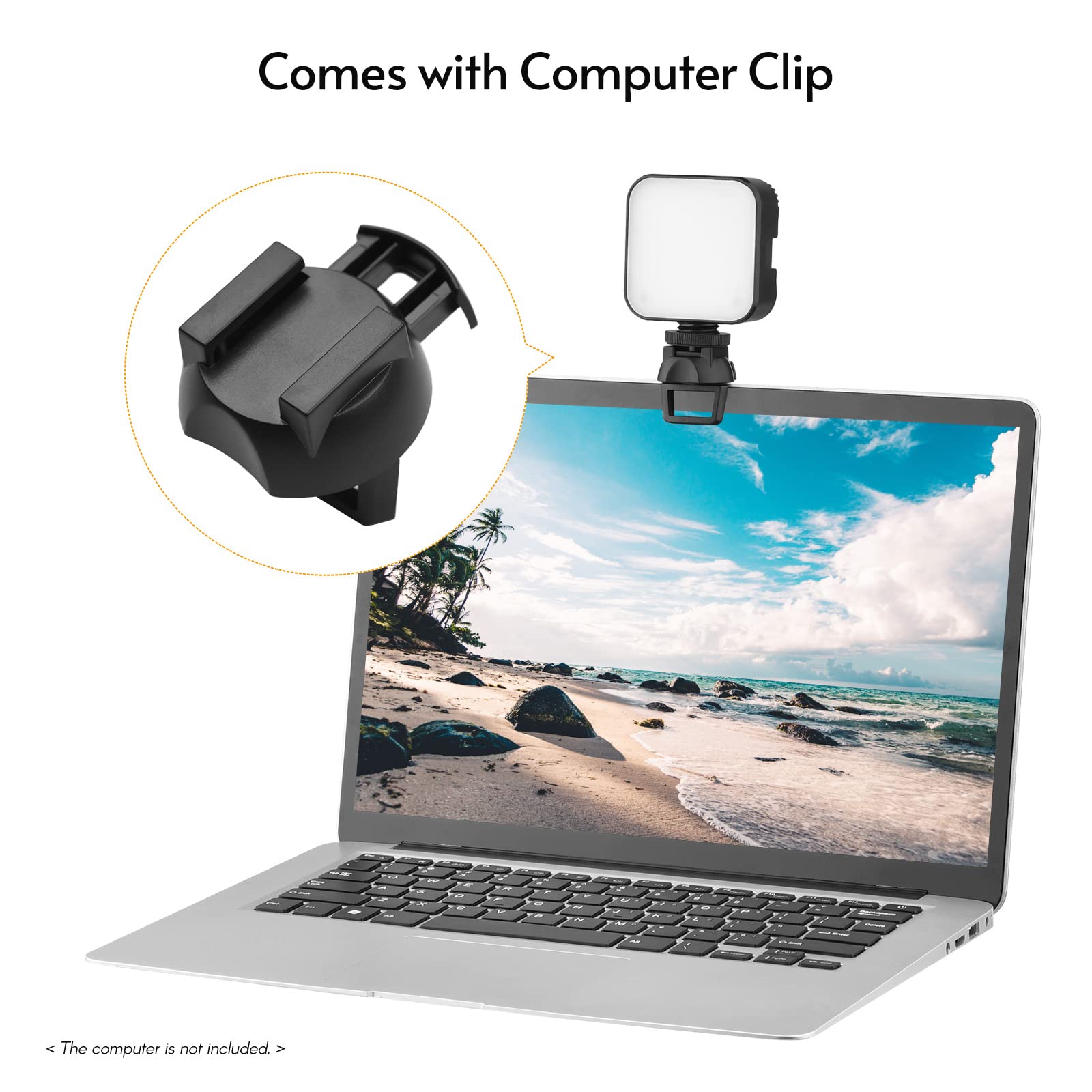 Kit de vlogging, kit de video para cámara de teléfono inteligente Andoer, clip, cable de audio TRS a TRRS de 3.5 mm para transmisión en vivo YouTube Grabación de video