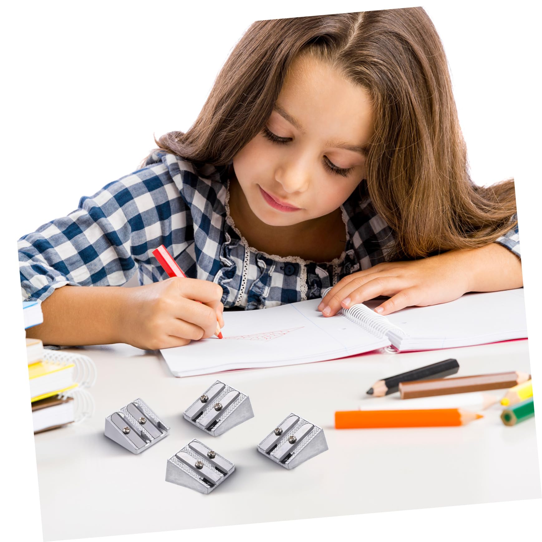 100stücke Pack Bleistiftspitzer Aus Doppelloch Handspitzer Für Bürobedarf Tragbar Und Leicht Für Schulen Und Zuhause Effizient Und Langlebig
