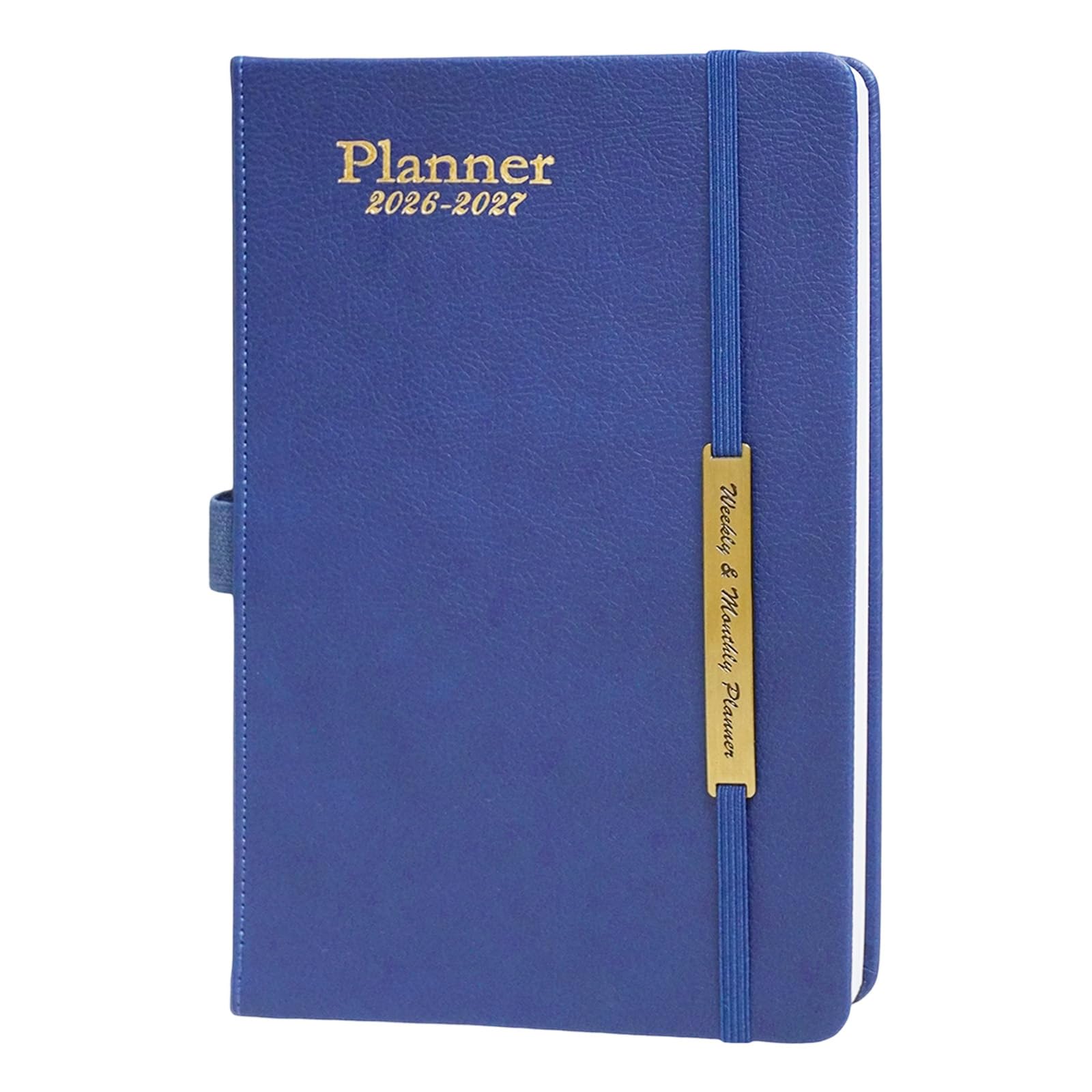 Diary 2026-2027 Week to View A5 18 Month Weekly &Monthly Planner (Blue)