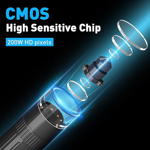 Miniatura 2 de Microscopio digital inalámbrico, aumento 50X-1000X, cámara de microscopio USB de mano con soporte de actualización sin agitación, 8 luces LED
