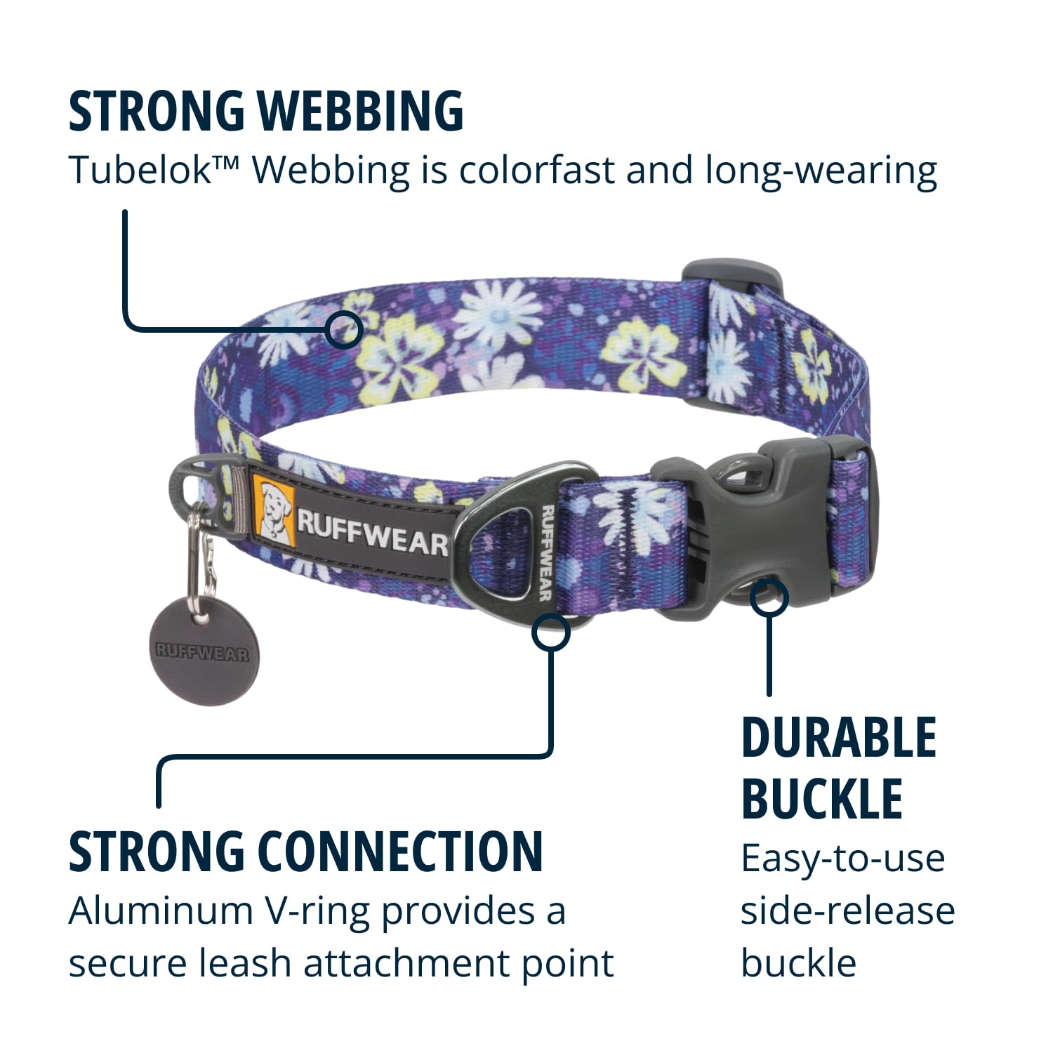 Amazon.com : Ruffwear, Front Range Dog Collar, Adjustable