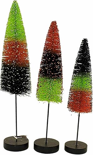 Miniatura 2 de Bethany Lowe Tricks and Treats Trees, juego de 3