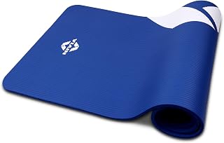 Nivia Flow Yoga Mat for Men/Women, 10mm Yoga Mat With Extra Thickness, Soft rubber cushioning, NBR Yoga mat with Carry Str... Price In India