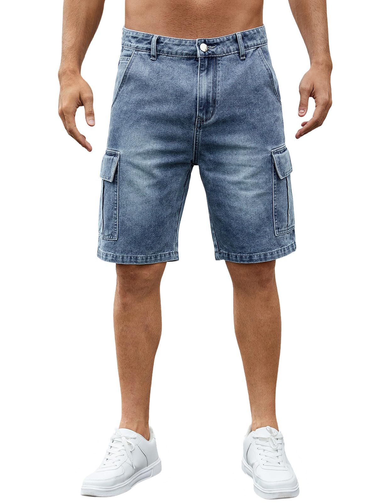 Amazon | LONGBIDA SHORTS メンズ US サイズ: 32 カラー: ブルー