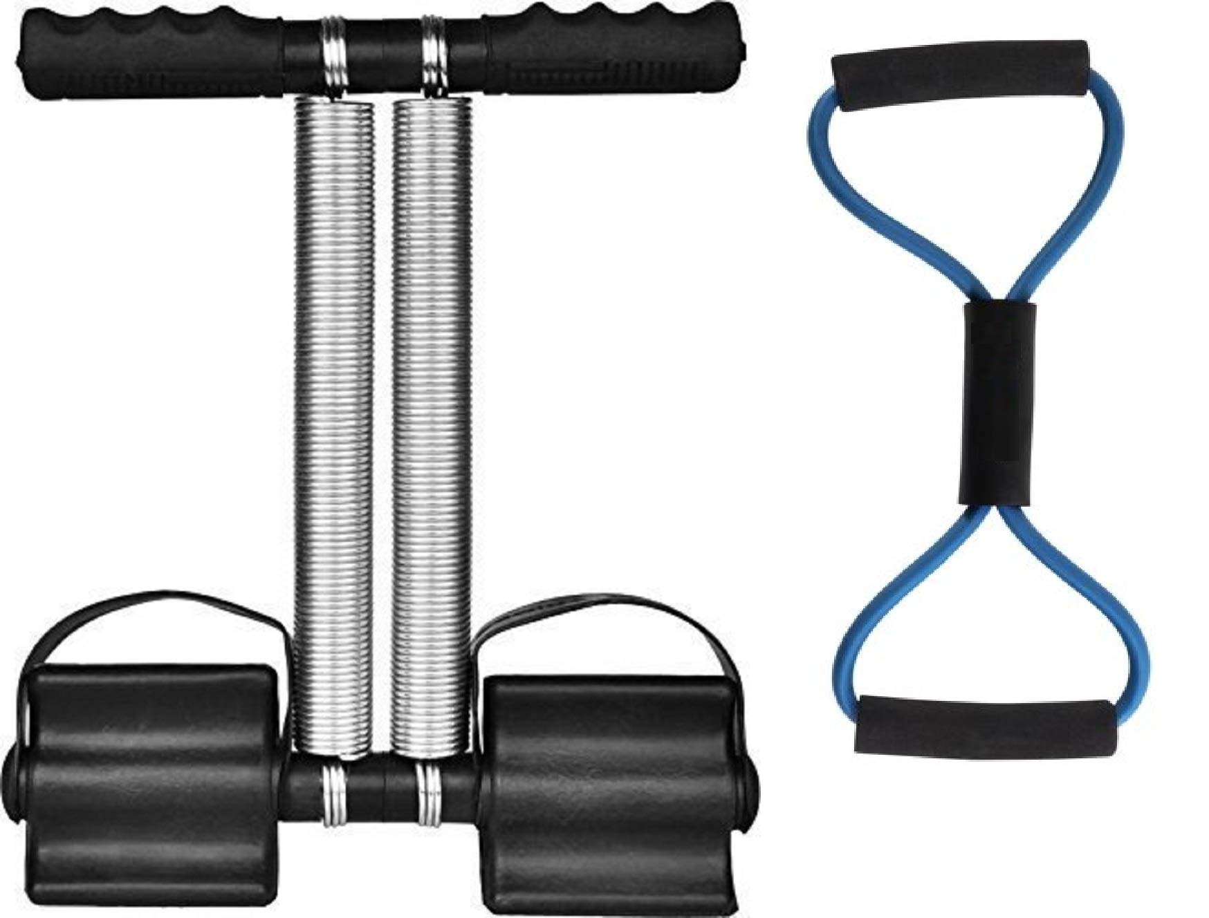 SRYFIT Tummy Trimmer Double Spring -Waist Trimmer-Abs Exerciser-Body Toner-Fat Buster- Multipurpose Fitness Equipment for Men and Women with A Resistance Tube(Resistance Tube is Free) (Multicolor) (B08YRX4WTC) Amazon Price History, Amazon Price Tracker