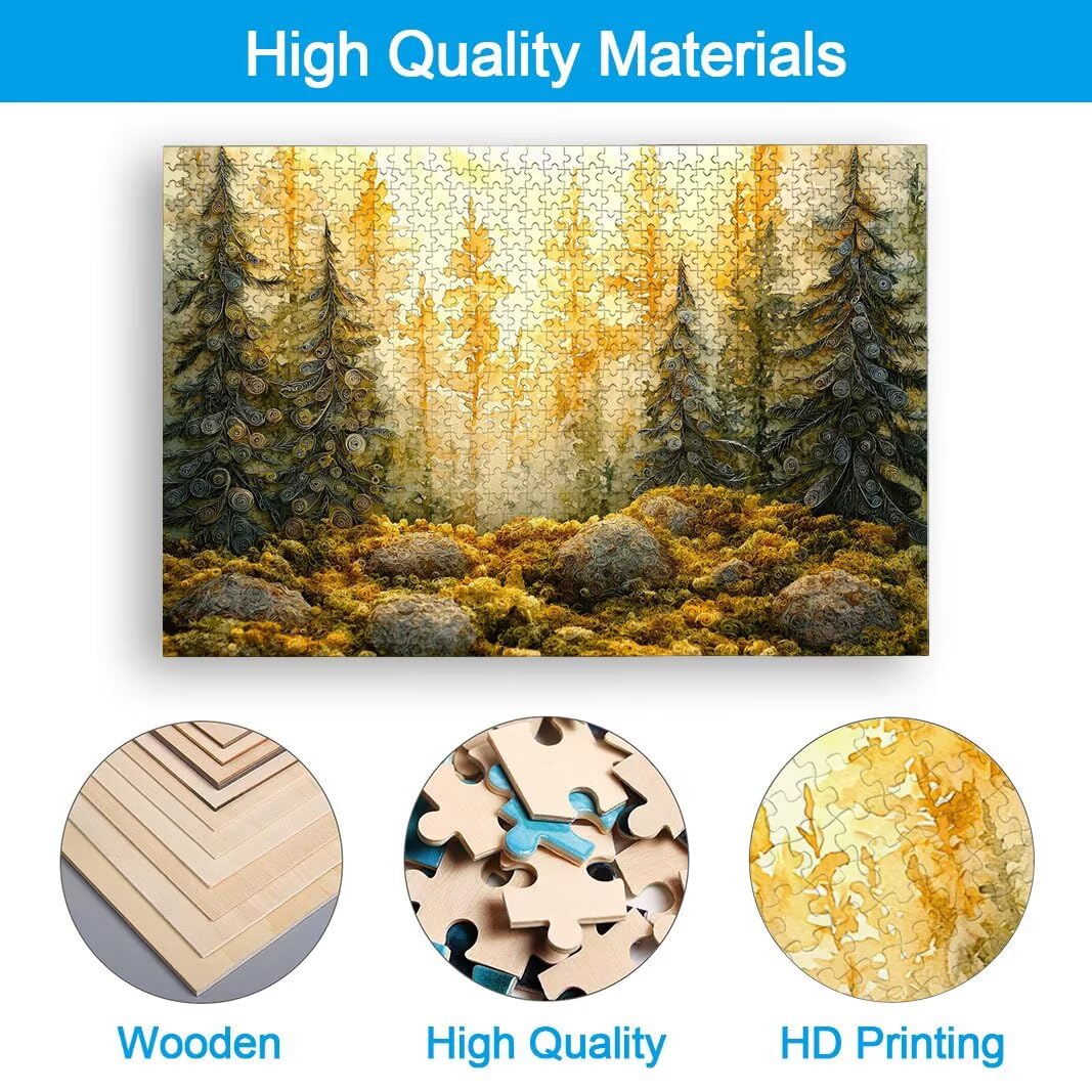 Puzzle 3000 Pièces Adultes, Puzzle 3000 Pieces Forêt, Cadeau Femme -2196