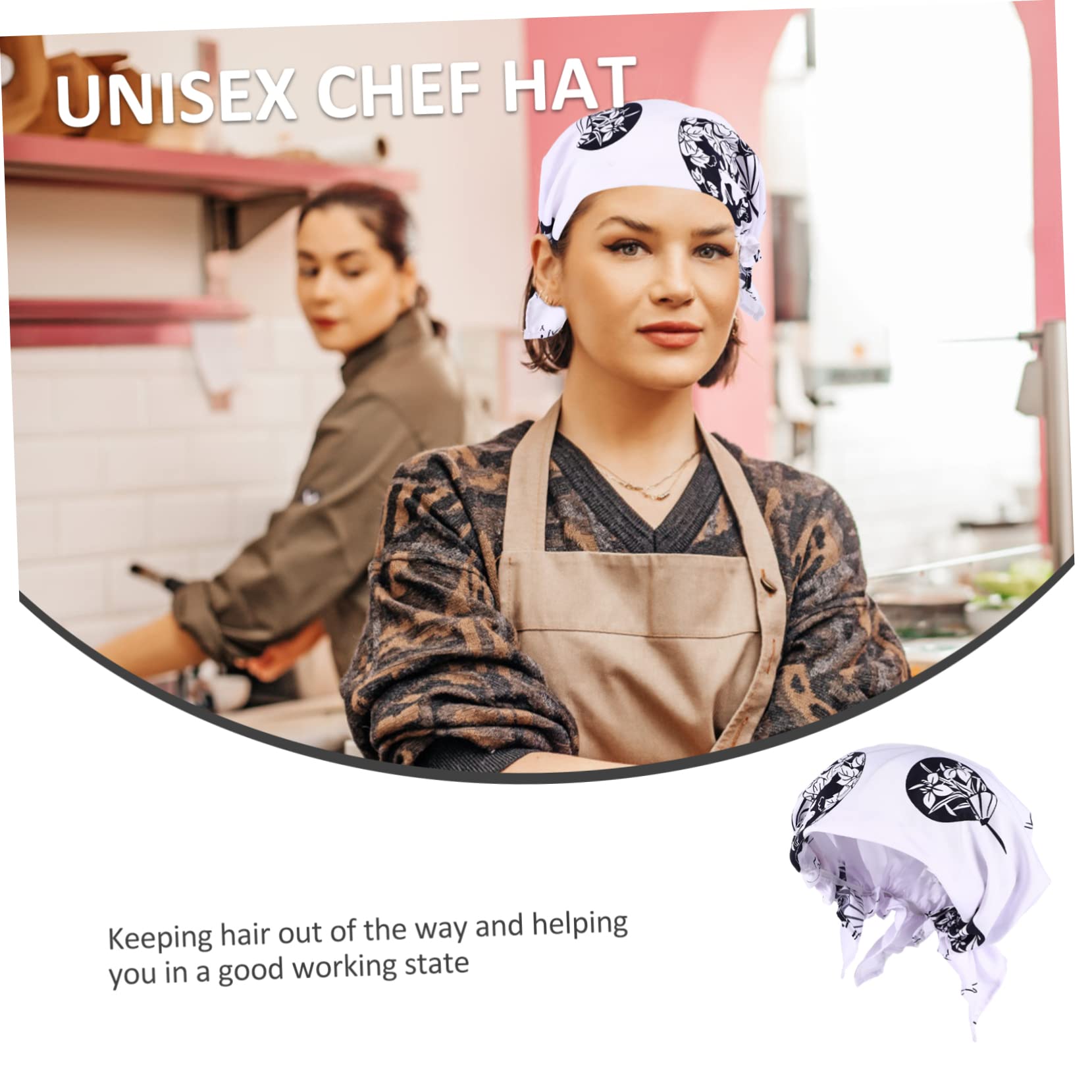 Yolev Unisex chef-koksmuts katoen gastrohoeden chef