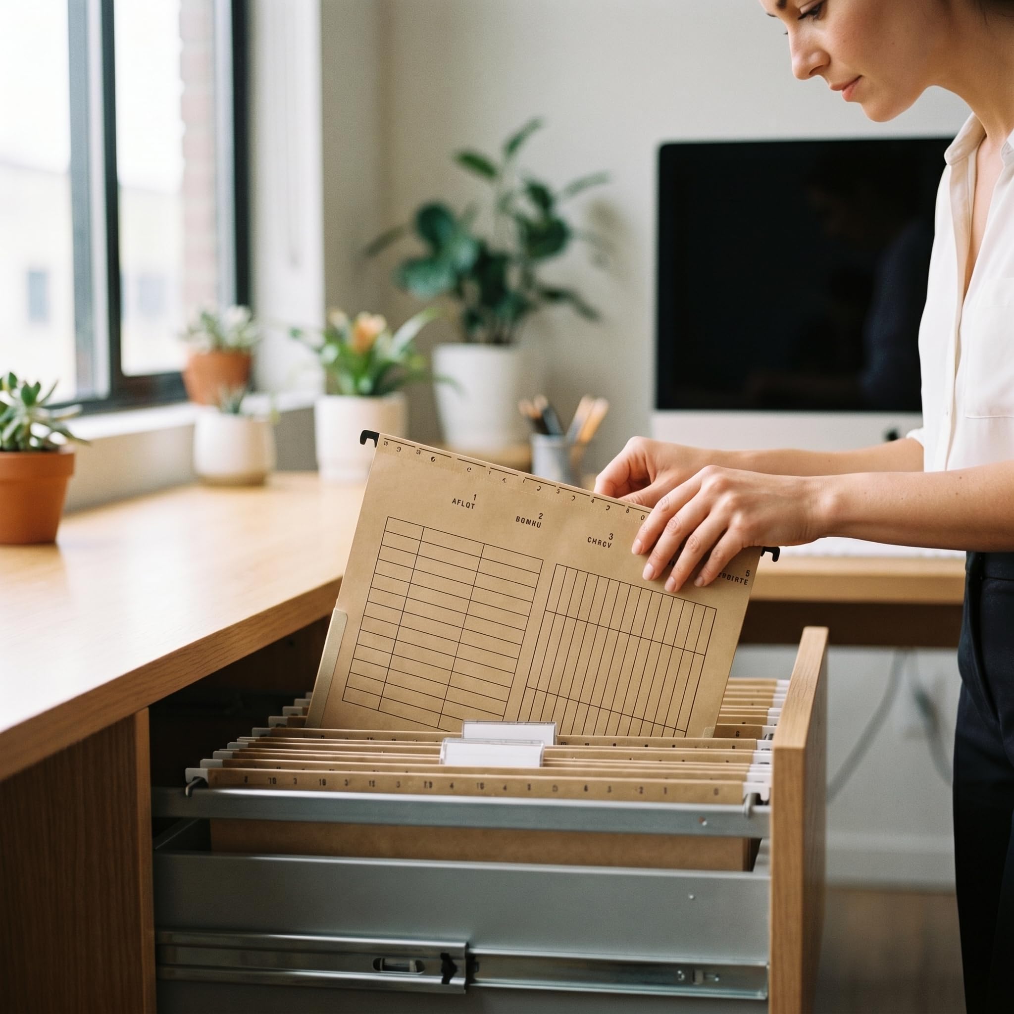 Hängetaschen DIN A4 50 Stück – Hängemappen braun aus Recycling-Karton – 350 Blatt – Hängeregister Mappen stabil – Blauer Engel – Made in Germany – Conipa