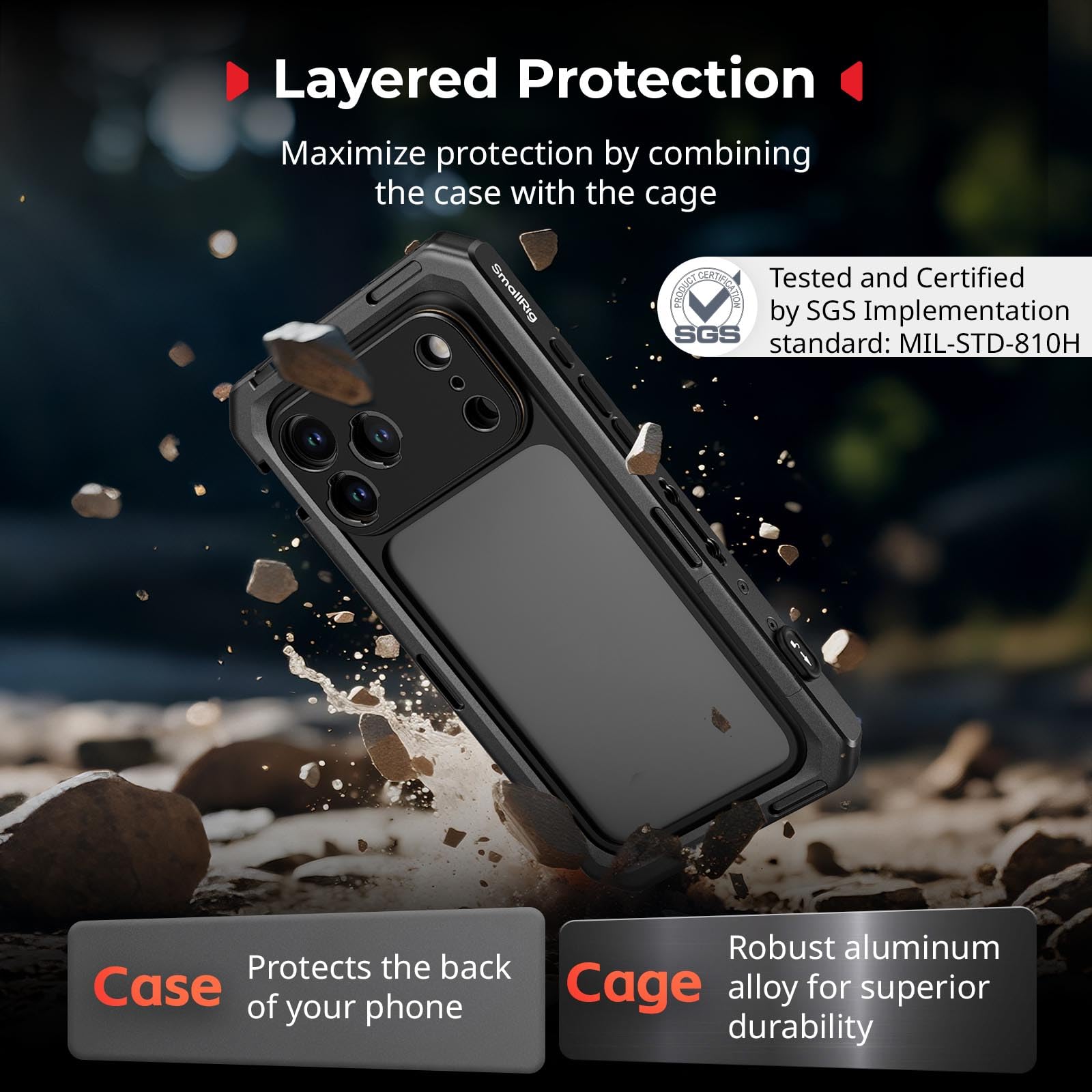 Amazon.com: SMALLRIG Mobile Video Cage for iPhone 17 Pro Max, Case