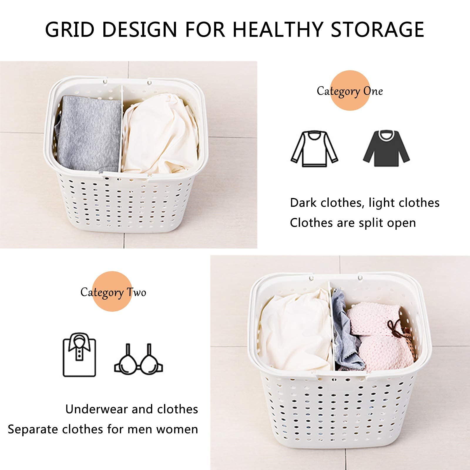 Amazon.co.jp: storage basket,laundry basket,plastic laundry