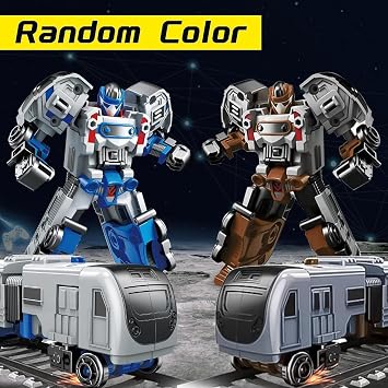 Transforming Robot Toy Car for Kids Age 3+, 2-in-1 Action Figure Boy Toys