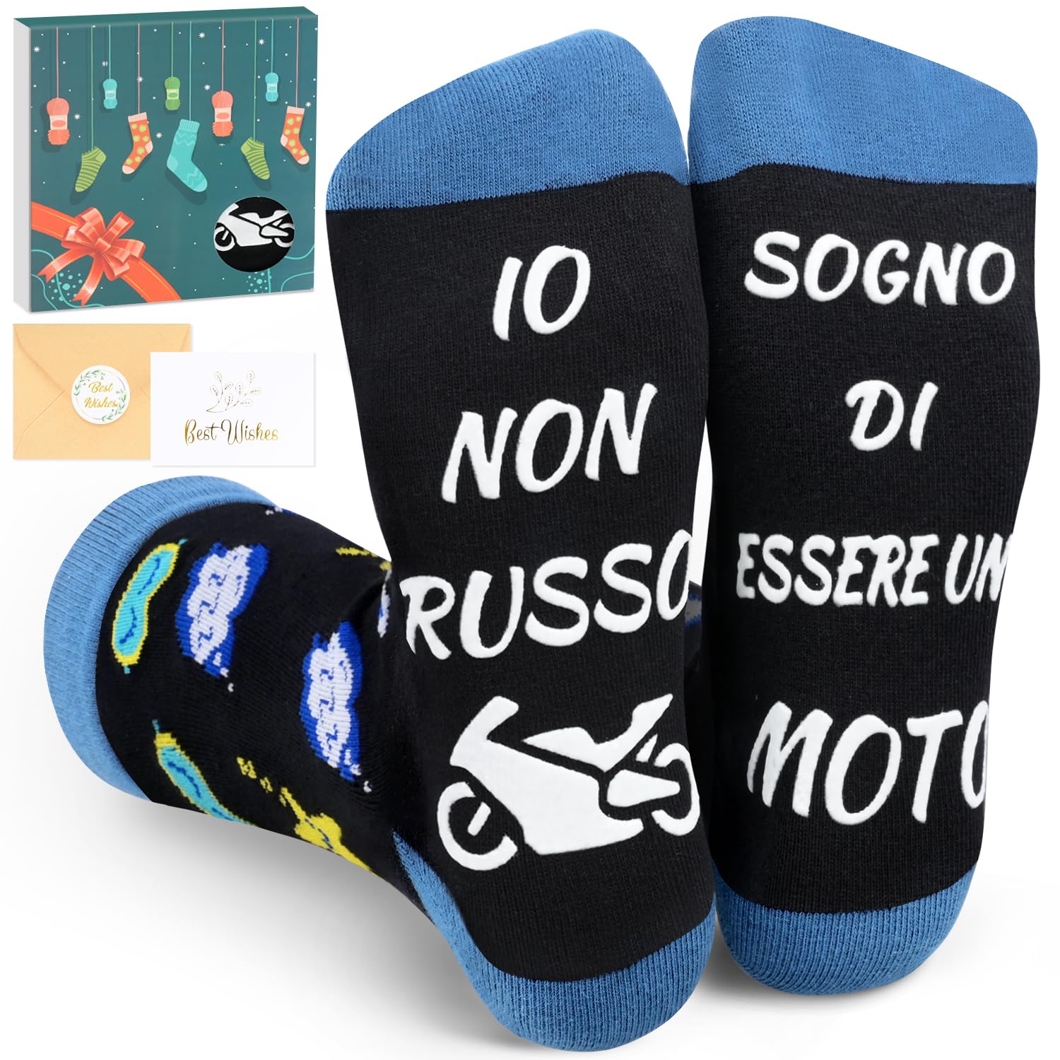 iZoeL Calzini Uomo Donna Calzini Divertenti/Fantasia/Natalizi/Termici/Invernali Se vedi Questo, Portami Del - Regali Natale Capodanno San Valentino per Papà Mamma Marito Moglie Fidanzata Fidanzato