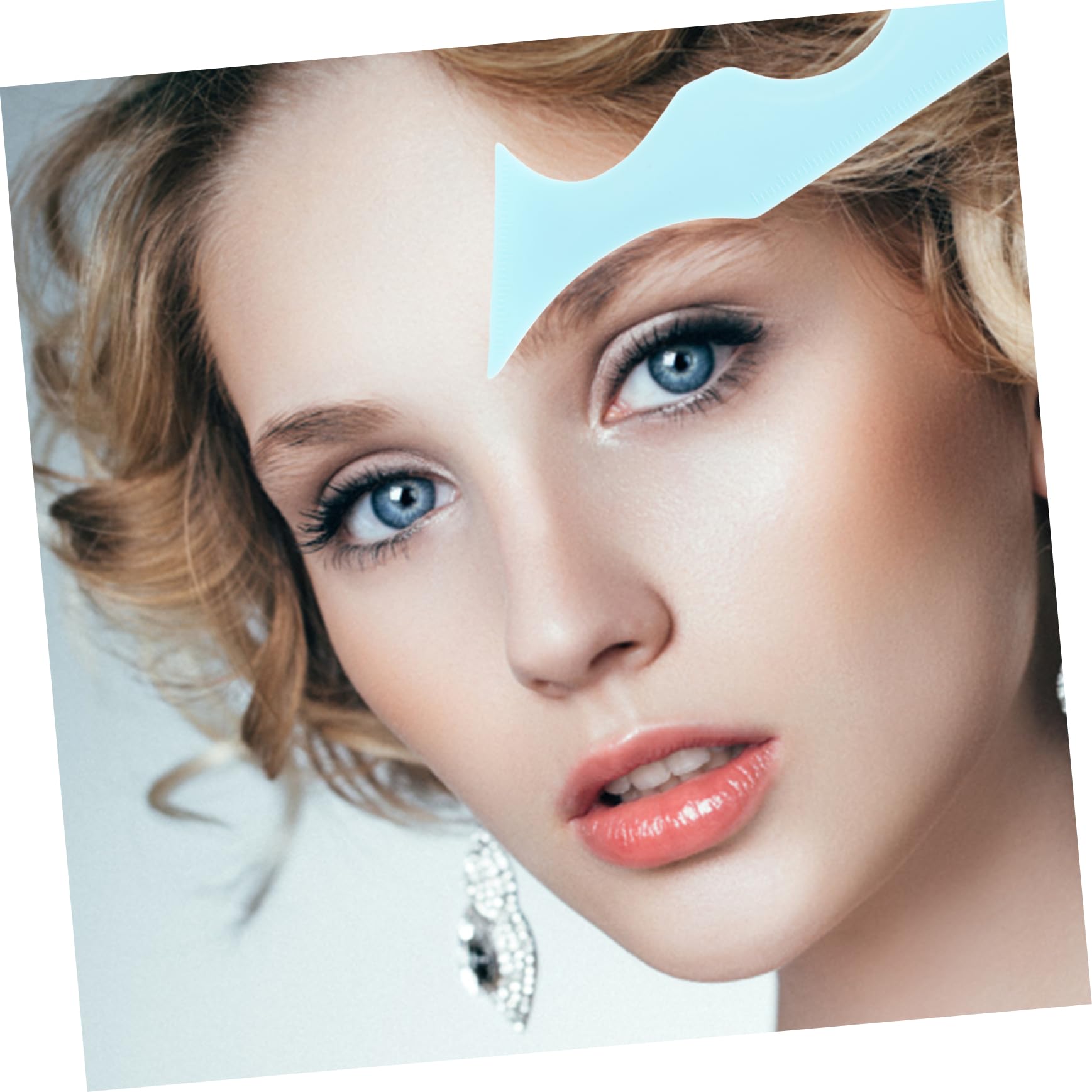 POPETPOP 5piezas Aplicador De Delineador De Ojos De Silicona Herramienta De Maquillaje Para Principiantes Ayuda Para Maquillaje De Pestañas y Labios Fácil De Limpiar y Usar