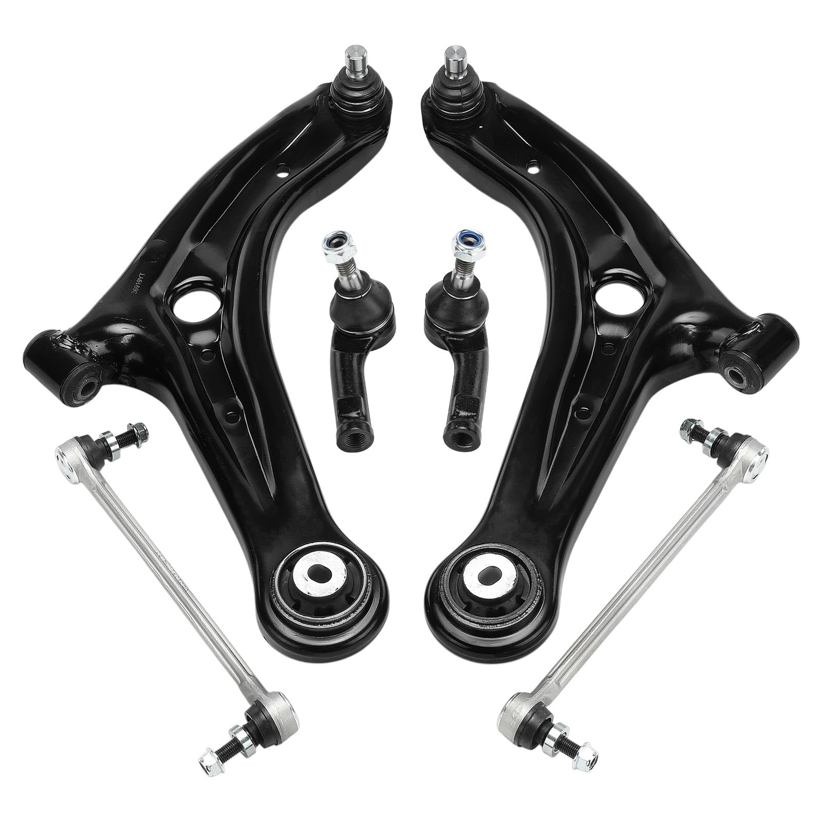 Frankberg 2 bras de suspension + 2 biellettes de barre stabilisatrice