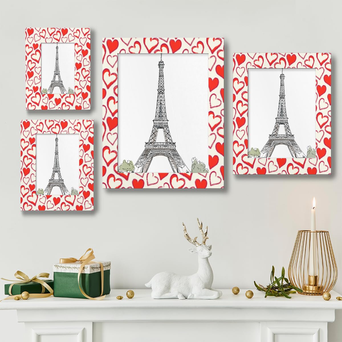 Amazon.com - Bardic 8x10 Picture Frame Heart Shape Painted Photo