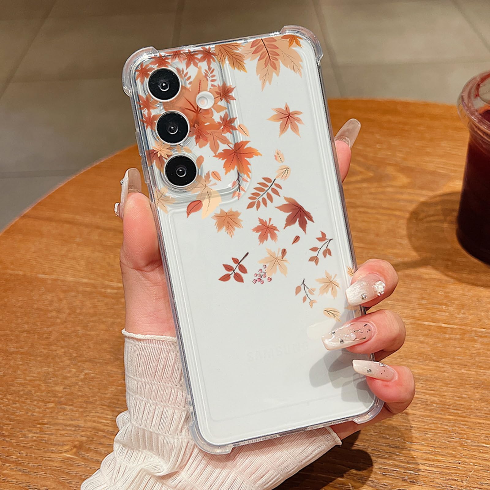 Compatible with Samsung Galaxy A56 5G Case,Cute Flower Floral Pattern Design Silicone Phone Case,Military Grade Drop Protection Anti-Yellow Slim Fit Shockproof Cover,Flower B084