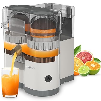 Portable Dual-Head Electric Citrus Juicer