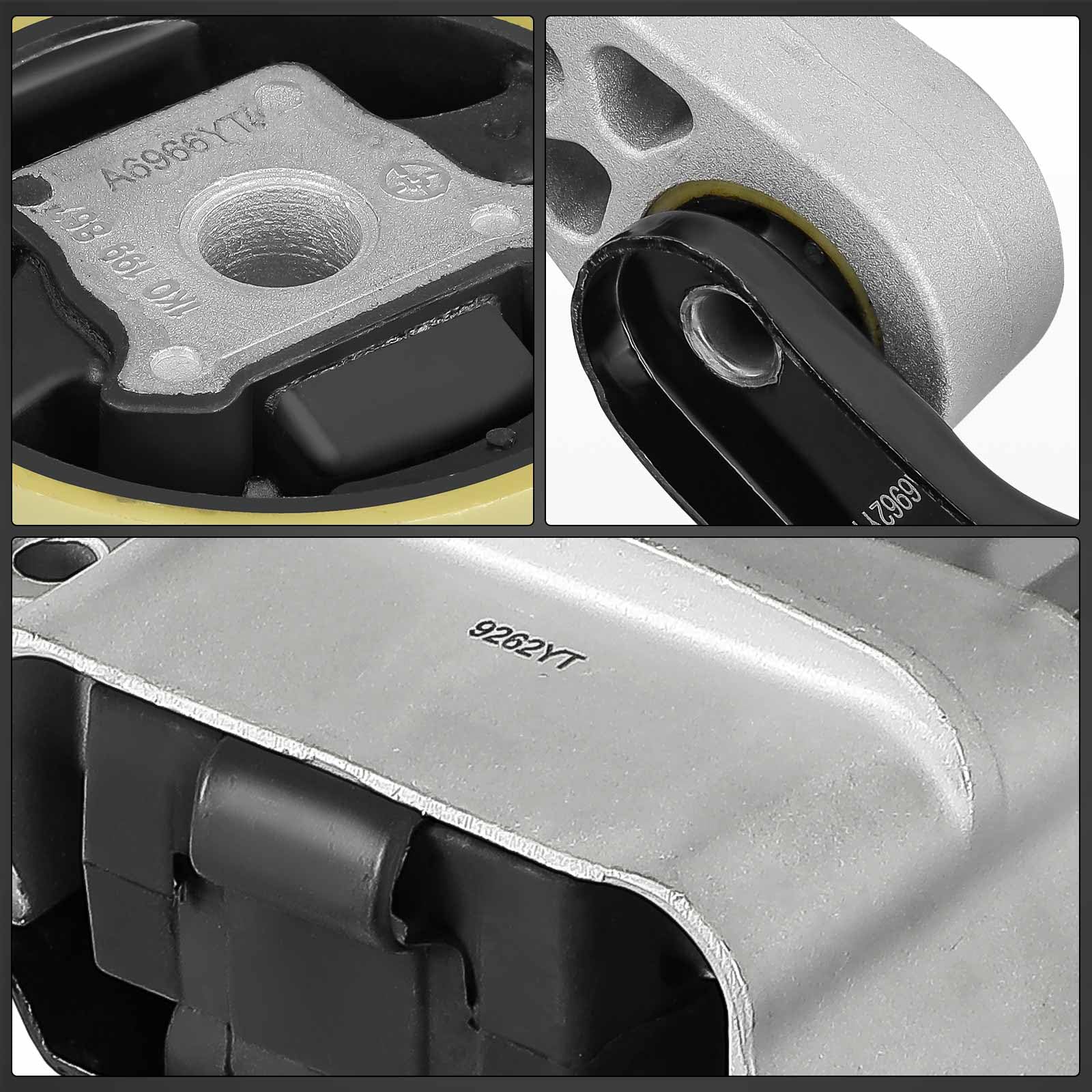 Frankberg 3 supporti motore + 1 supporto cambio + 1 supporto di supporto | 1K0199555Q 1K0199867; Compatibile con: Altaea XL 5P5 5P8, A3 8P1, Golf Plus 521 5M1, O.c.t.a.v.i.a II 1Z3, Superb II 3T4