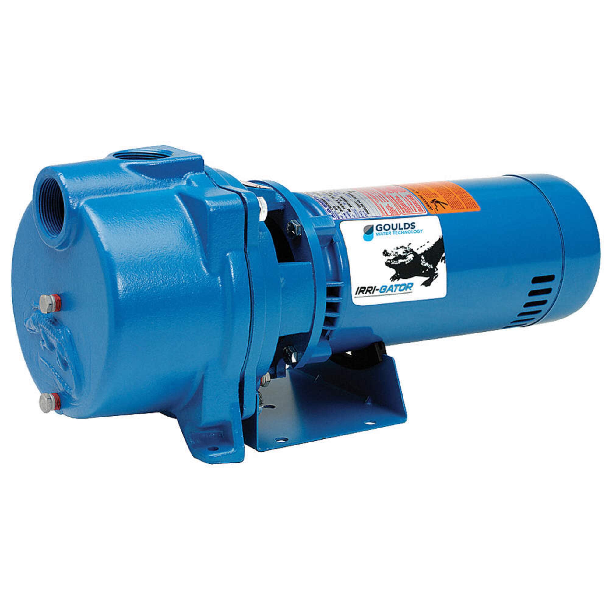 Goulds GT153 Irrigator Centrifugal Pump, 1-1/2 HP, Three Phase, 208-230/460 V, ODP Enclosure