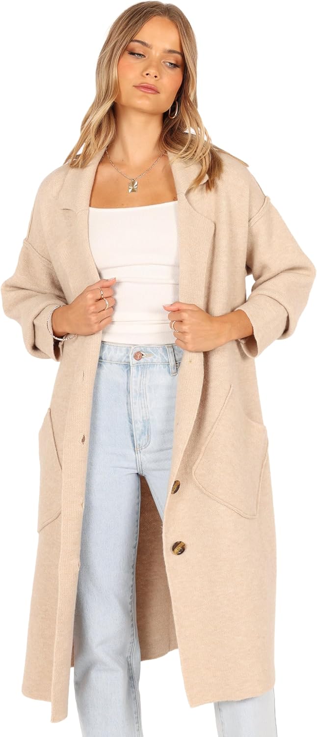 Petal & Pup Women's Ivy Button Front Coatigan