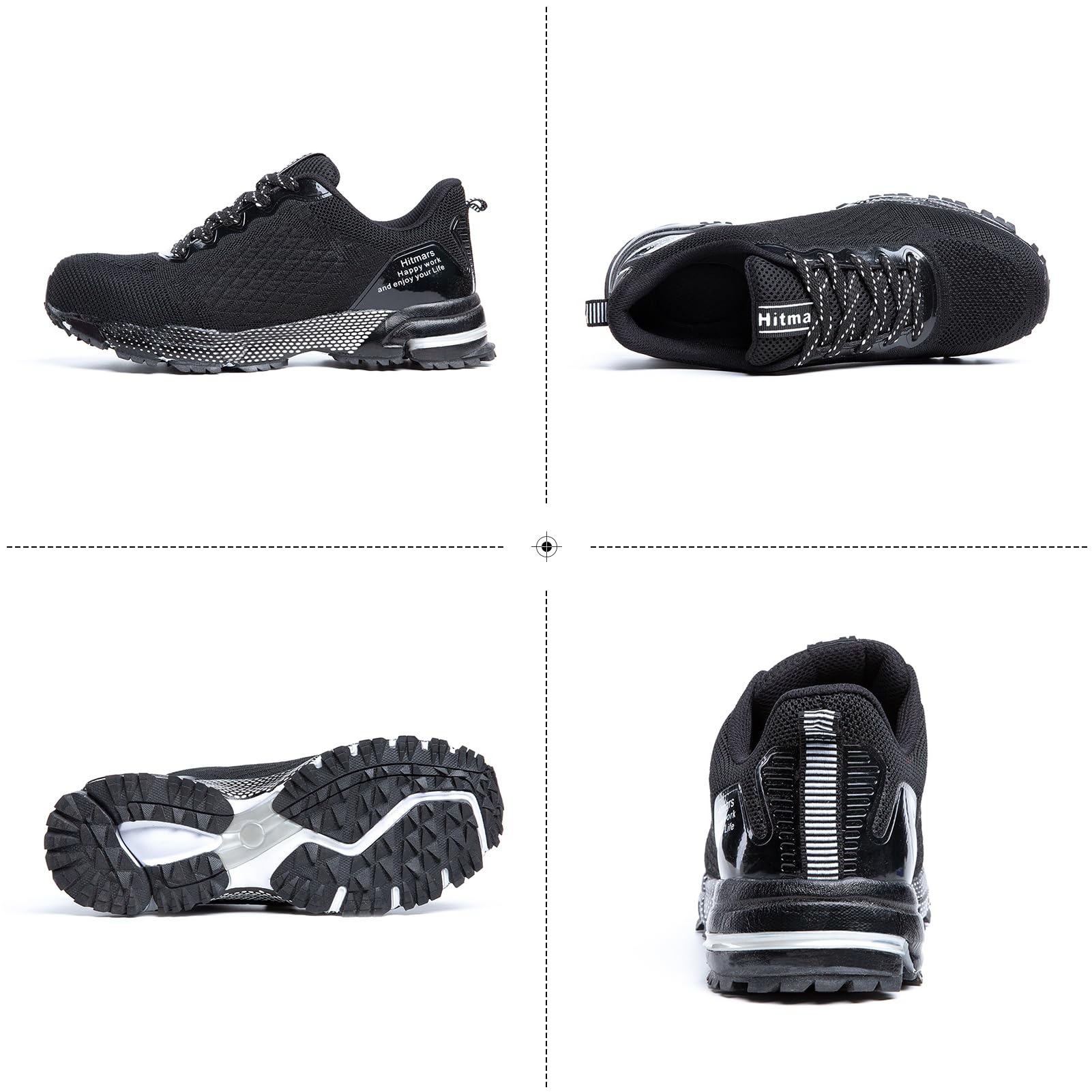 Hitmars Chaussures de Sécurité Hommes Femmes avec Embout Acier GR.36-48