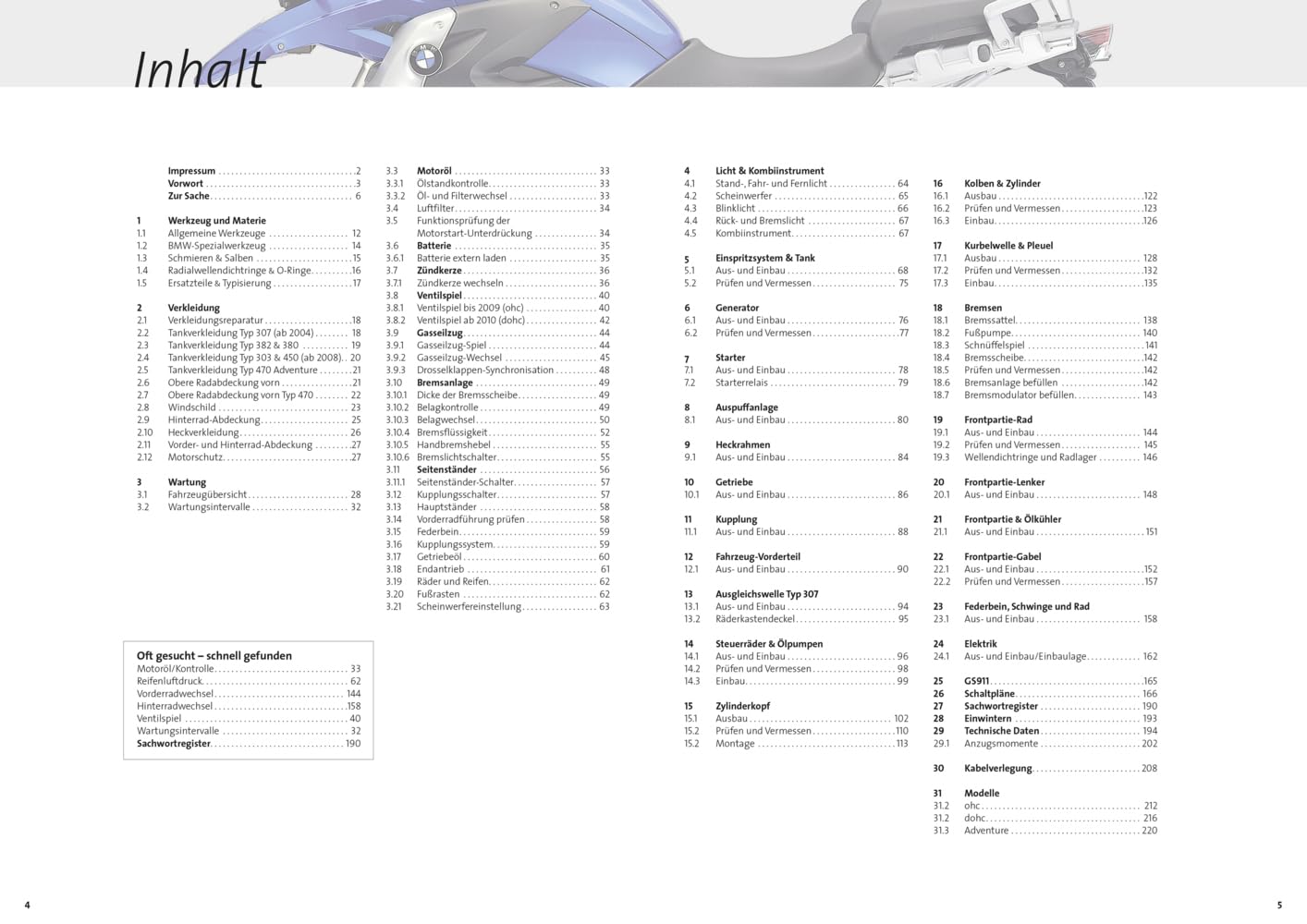 BMW R1200 GS, Adventure 2004-2013, Reparaturanleitung: Das umfassende Handbuch,Typen-Technik-Tipps-Tricks