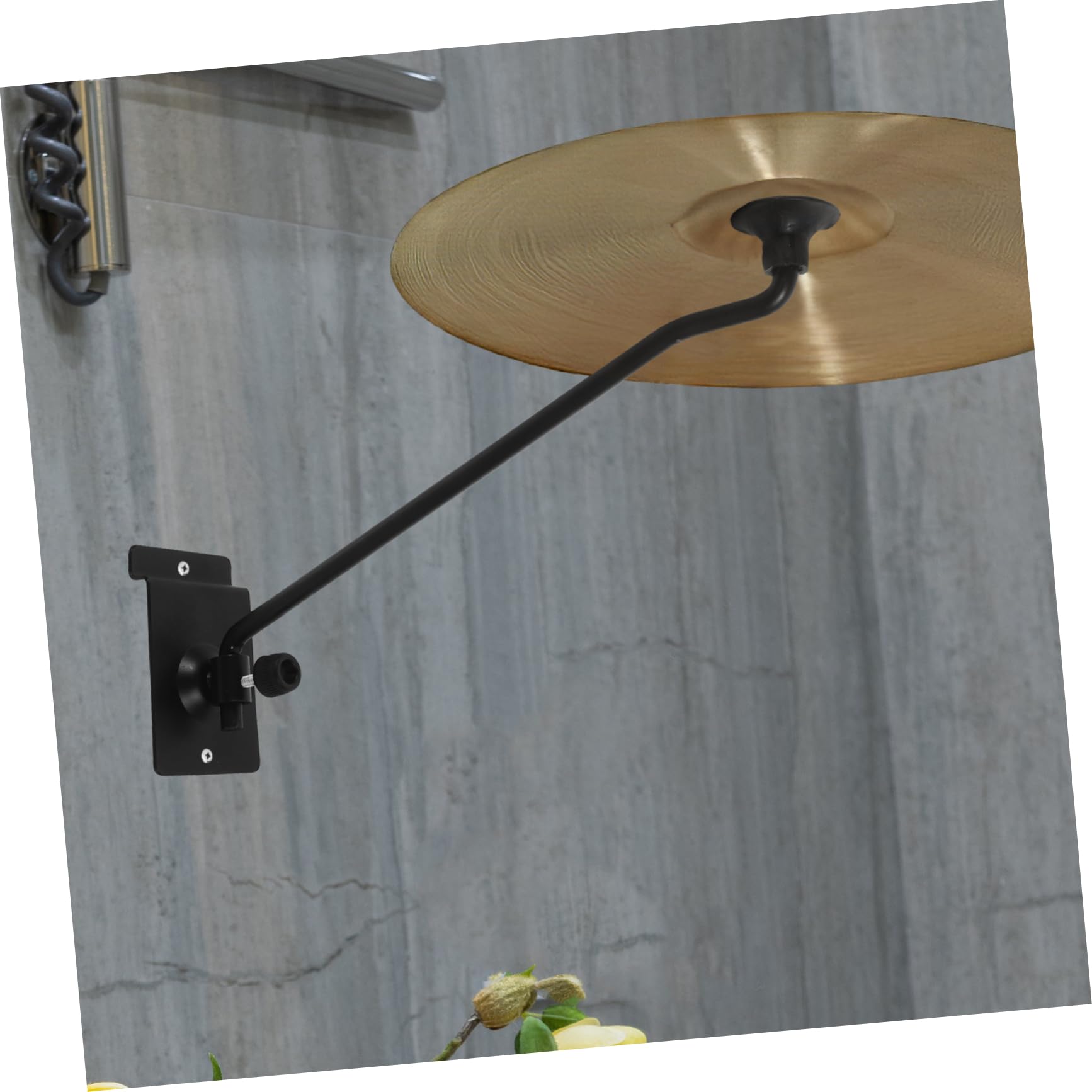 ifundom Cymbal Wall Slot Hanger Drum Accessories Cymbal Support Holder Sleek Design Cymbal Arm