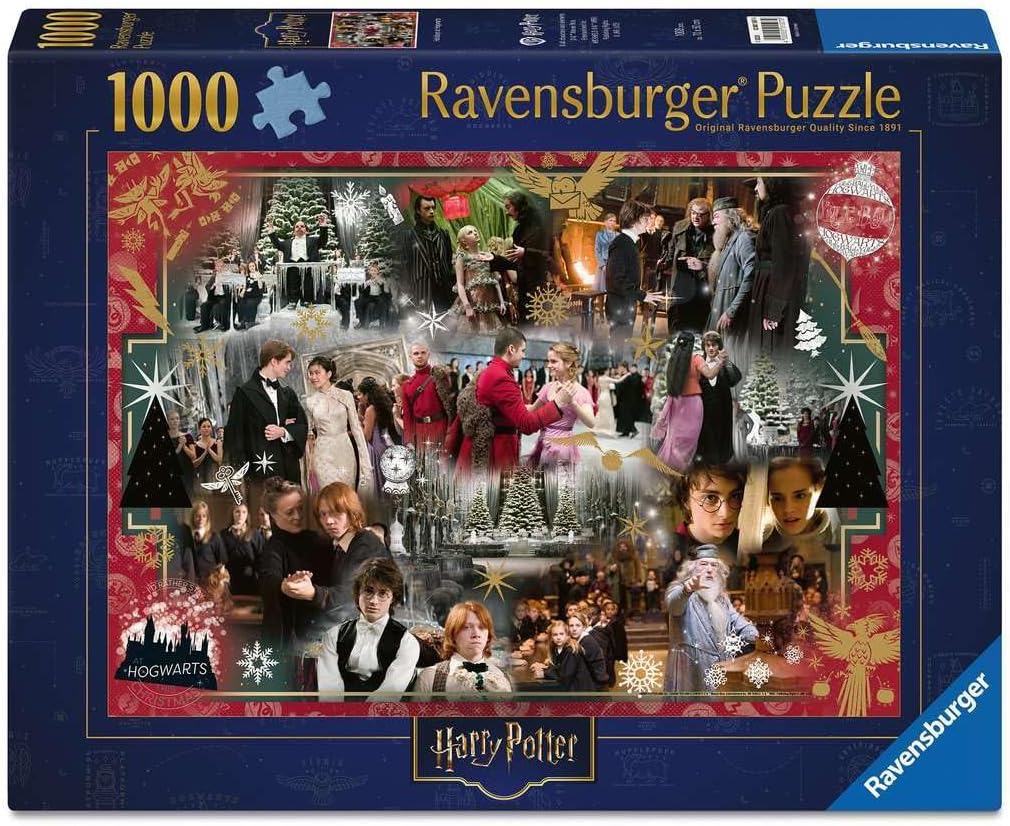 Ravensburger Harry Potter Holidays at Hogwarts - 1000 Piece Puzzle for Adults