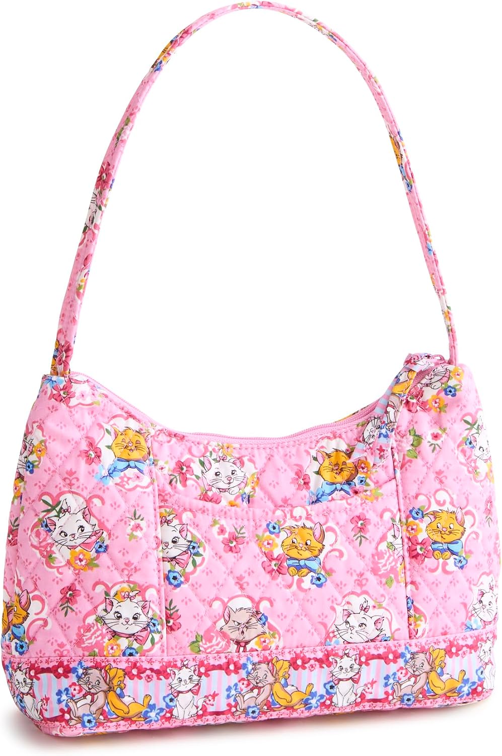 Vera Bradley Premium Cotton Disney Mouse Crossbody Bag, Mickey's Promenade