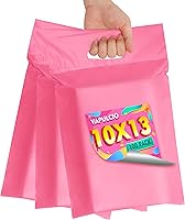 Vista 28 de Sobres de polietileno de 6 x 9 pulgadas, 100 piezas, sobres de correo de plástico morado con grosor de 2.4mil, bolsas de envío impermeables