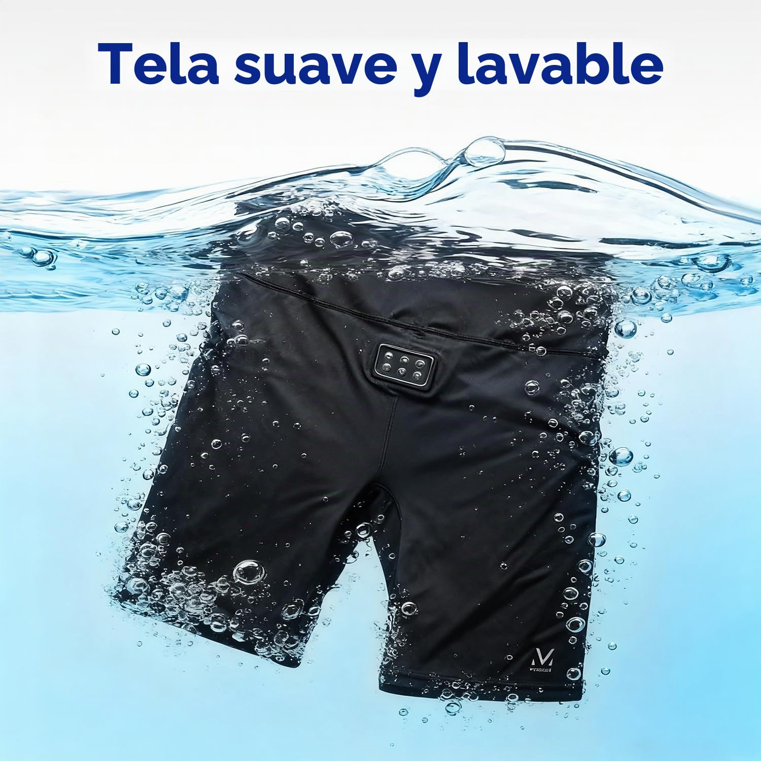 MEGELIN Pantalones cortos tonificadores EMS – Activación muscular profunda para restaurar la función de la cadera y la pelvis (para mujeres, uso en casa) – Resultados visibles en 2 a 4 semanas – Negro