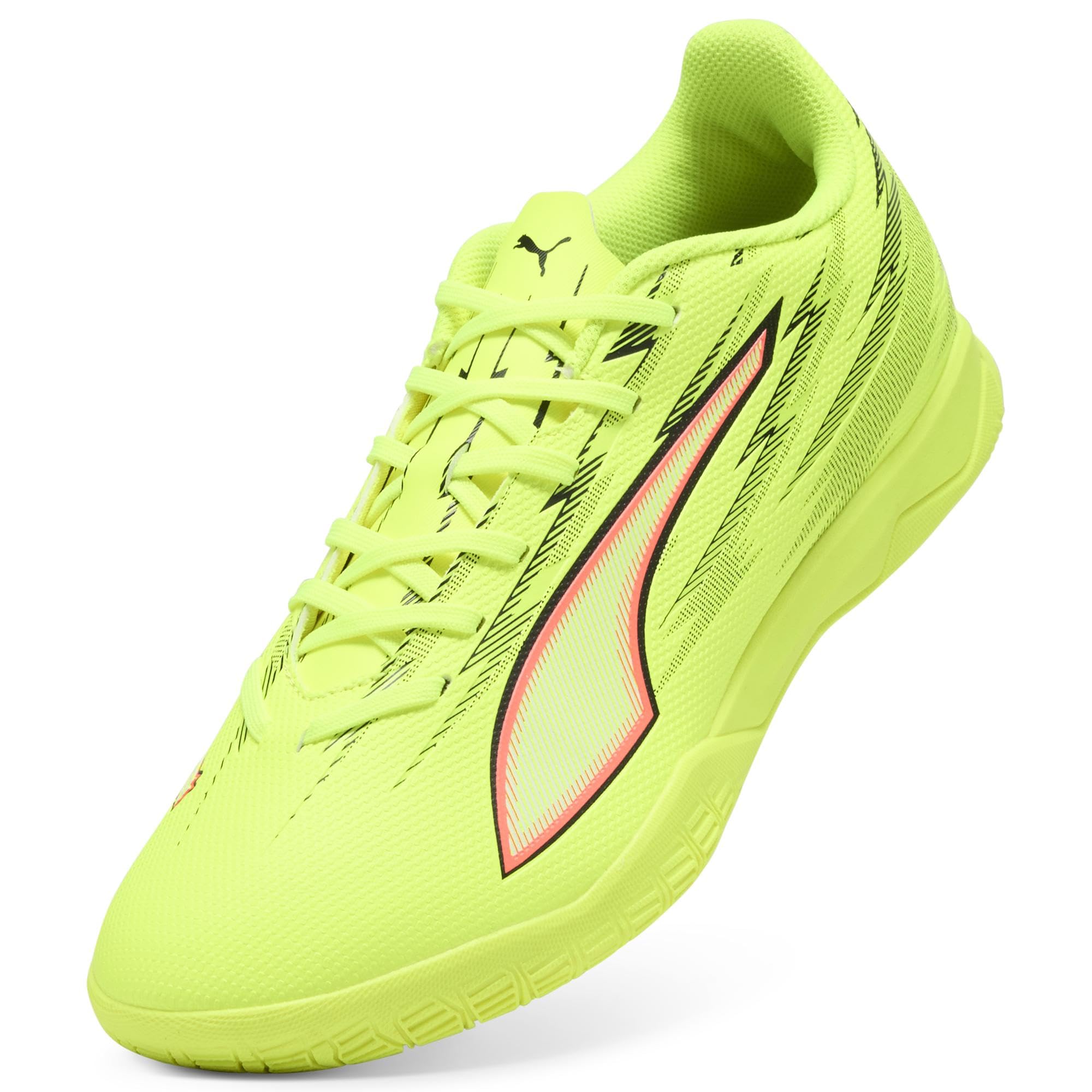 Puma Ultra 6 Play IT - Tenis de fútbol Unisex, Alerta Amarilla, Negro, Rojo Brillante, Lima exprimida, Talla 7 de Reino Unido, Yellow Alert Puma Black Glowing Red Lime Squeeze, 40.5 EU