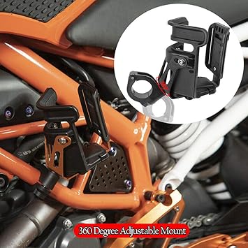 crash bar water bottle holder