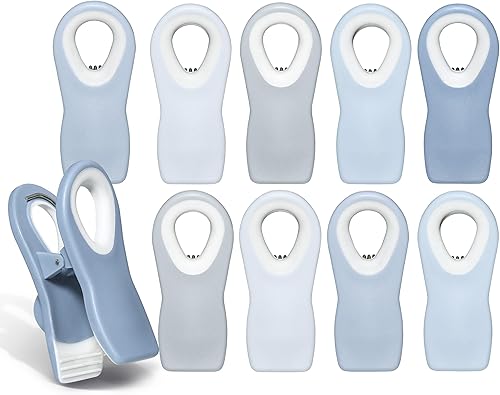 Miniatura 20 de COOK WITH COLOR Clips para bolsas con imán, clips para alimentos, clips para chips, clips para bolsas para almacenamiento de alimentos con agarre