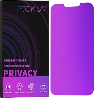 Compatible for iPhone 13 Pro Max Privacy Screen Protector/iPhone 14 Plus Screen Protector Tempered Glass 6.7 inch Display, Gradient Colorful Anti Spy Light HD Easy Installation