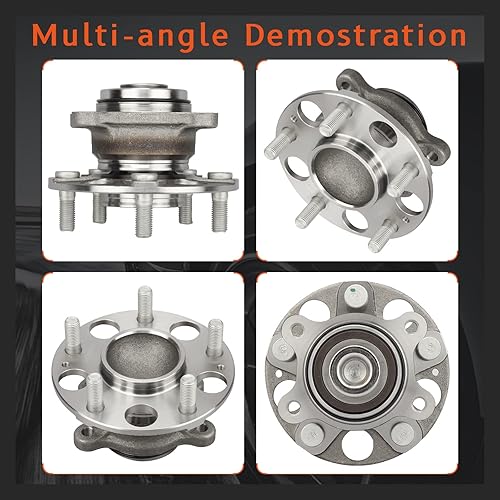 Miniatura 6 de (par) DRIVESTAR 512257 - Conjunto de cubo de rueda trasera de 1.8 litros y rodamiento para Honda Civic LX DX LX-S DX-G 2006 2007-2011, 5 lengüetas
