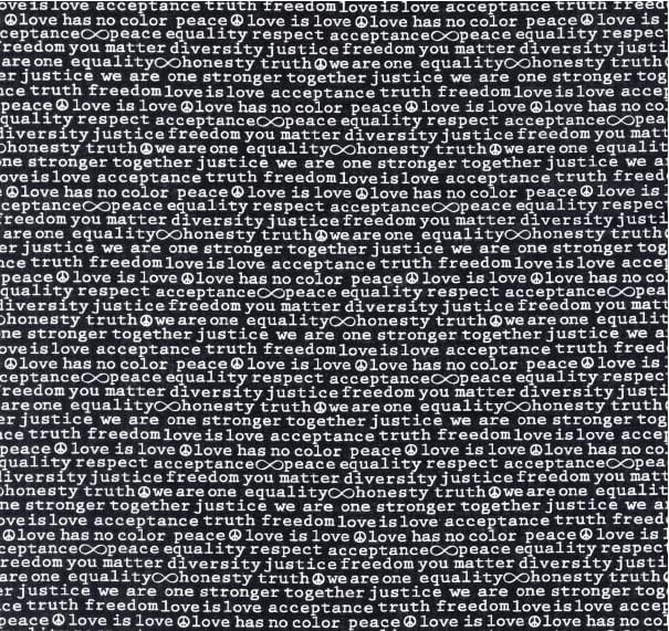 Michael Miller Fabrics Peace and Harmony, Black