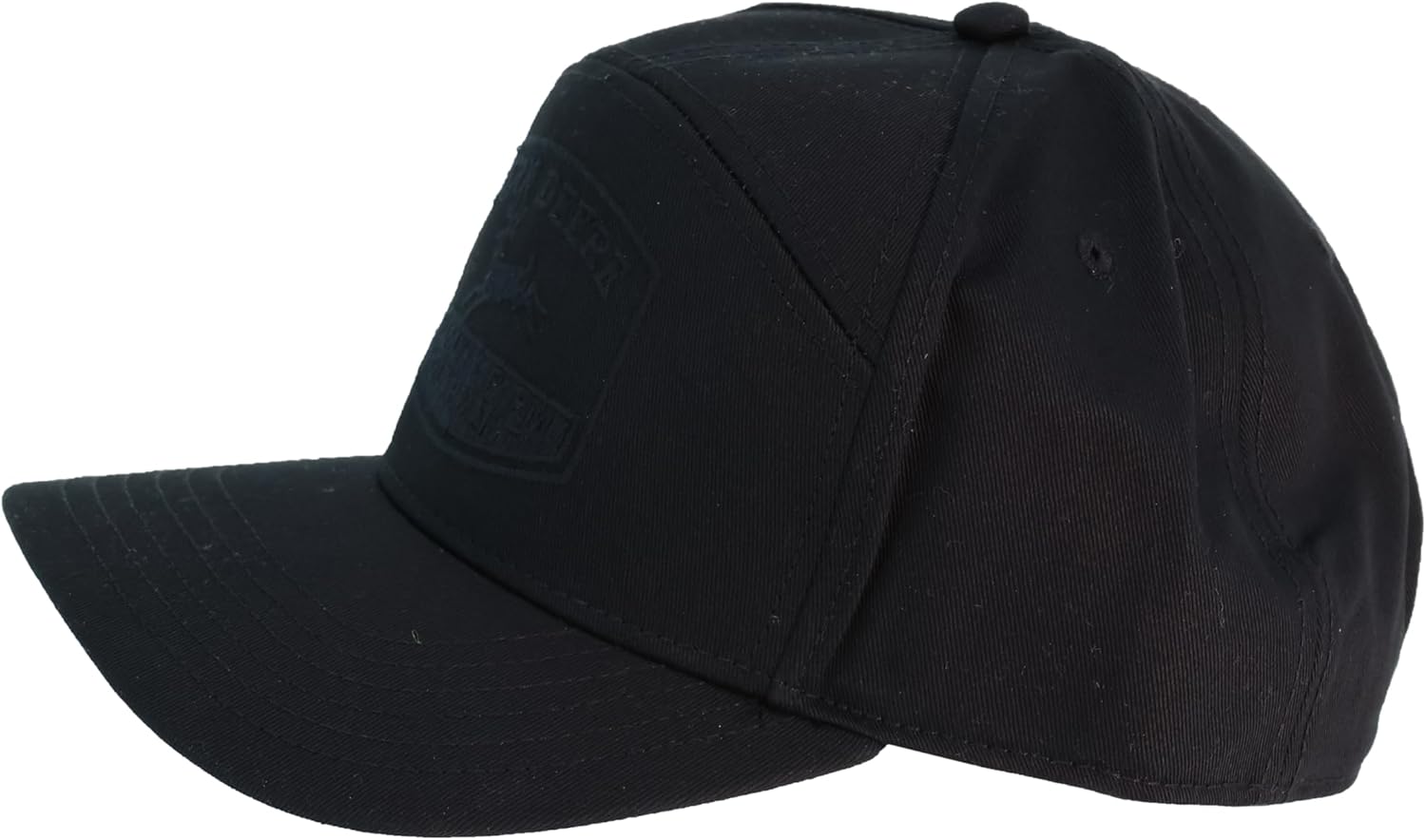 John Deere Mens Cotton Twill Logo Logo Trail Hat Baseball Cap Black - Image 3