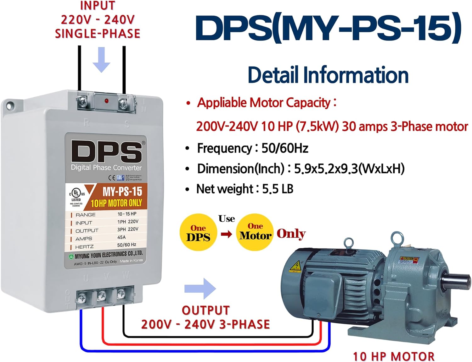 DPS MY-PS-15 Wiring Diagram
